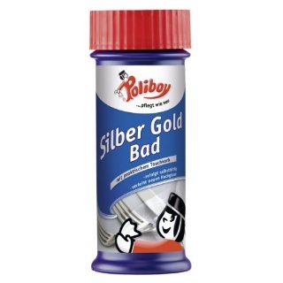 Tẩy trắng làm sạch bạc, vàng và hợp kim, Inox bằng dung dịch Poliboy Silber Gold Bad dung tích 375ml