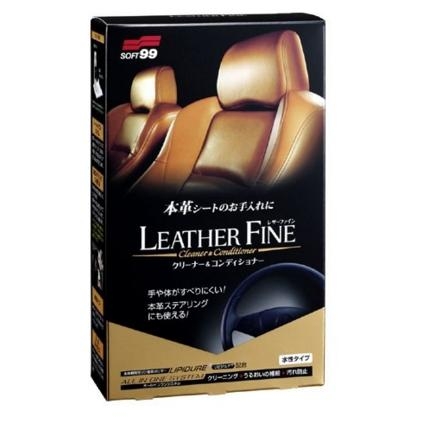 Vệ sinh làm sạch và bảo dường da SOFT99 LEATHER FINE CLEANER CONDITIONER 