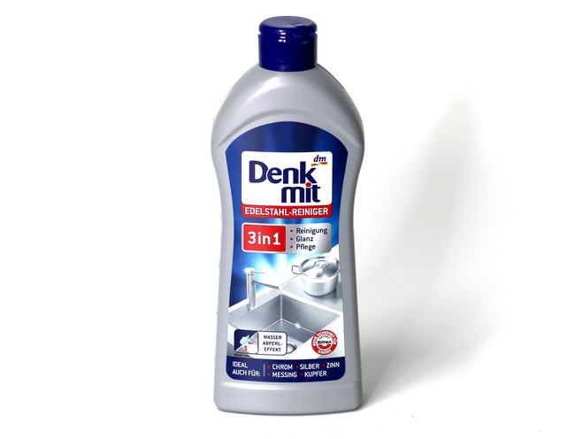 Dung dịch vệ sinh xoong nồi, vòi, chậu Inox Denkmit 3 trong 1