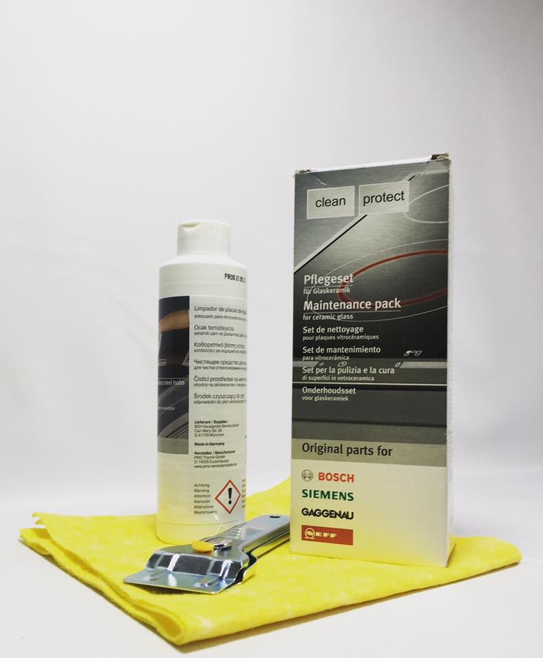 Dung dịch Kem Clean Protect vệ sinh, làm sạch bảo vệ bề mặt gốm kính đặc biệt cho bếp từ, bếp điện Bosch, Siemens, Gaggaenau, Neff….Xuất xứ CHLB Đức